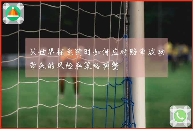 买世界杯竞猜时如何应对赔率波动带来的风险和策略调整